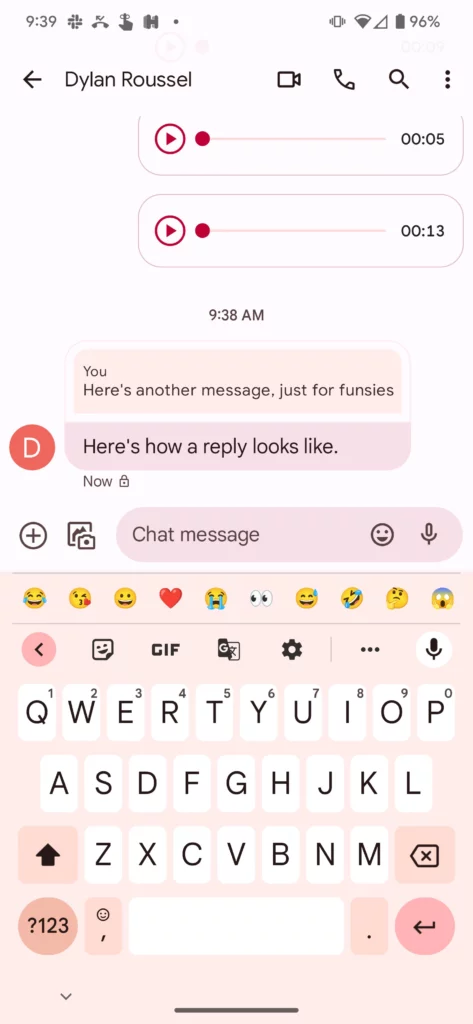 Google pourrait bientôt apporter plusieurs mises à jour clés à l'application Messages 54 google messages reply 3 473x1024 jpeg