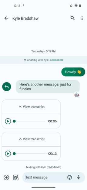 google messages reply 4