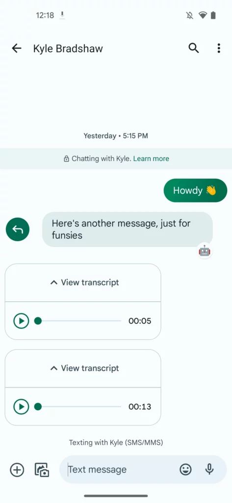 Google pourrait bientôt apporter plusieurs mises à jour clés à l'application Messages 52 google messages reply 4 473x1024 jpeg