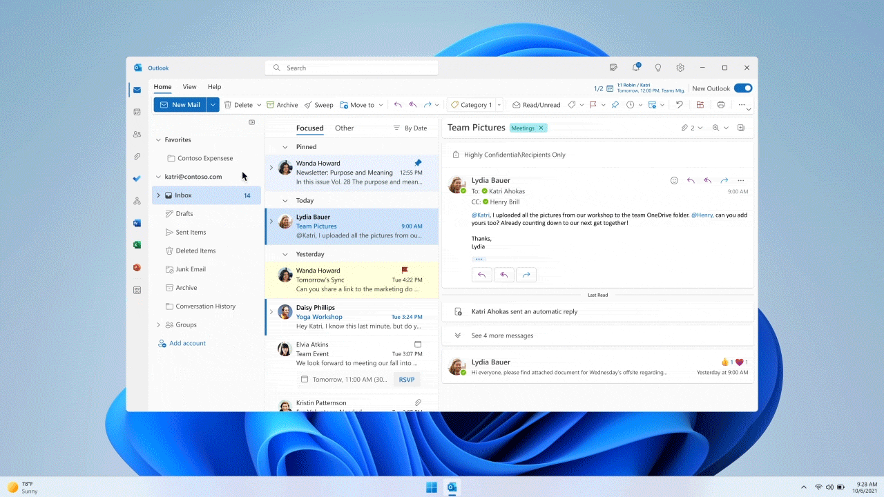 new email animated