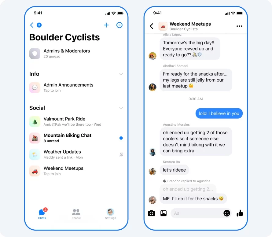 Meta annonce de nouvelles fonctionnalités pour les groupes Facebook 48 03 Community Chats jpeg
