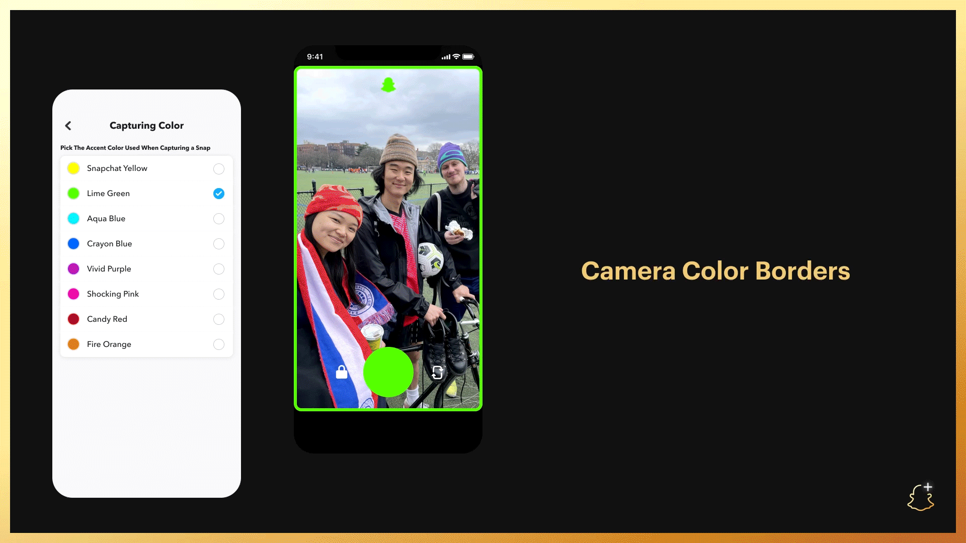 20221014 SNAP Snapchat Drop3 CameraColorBorders V01