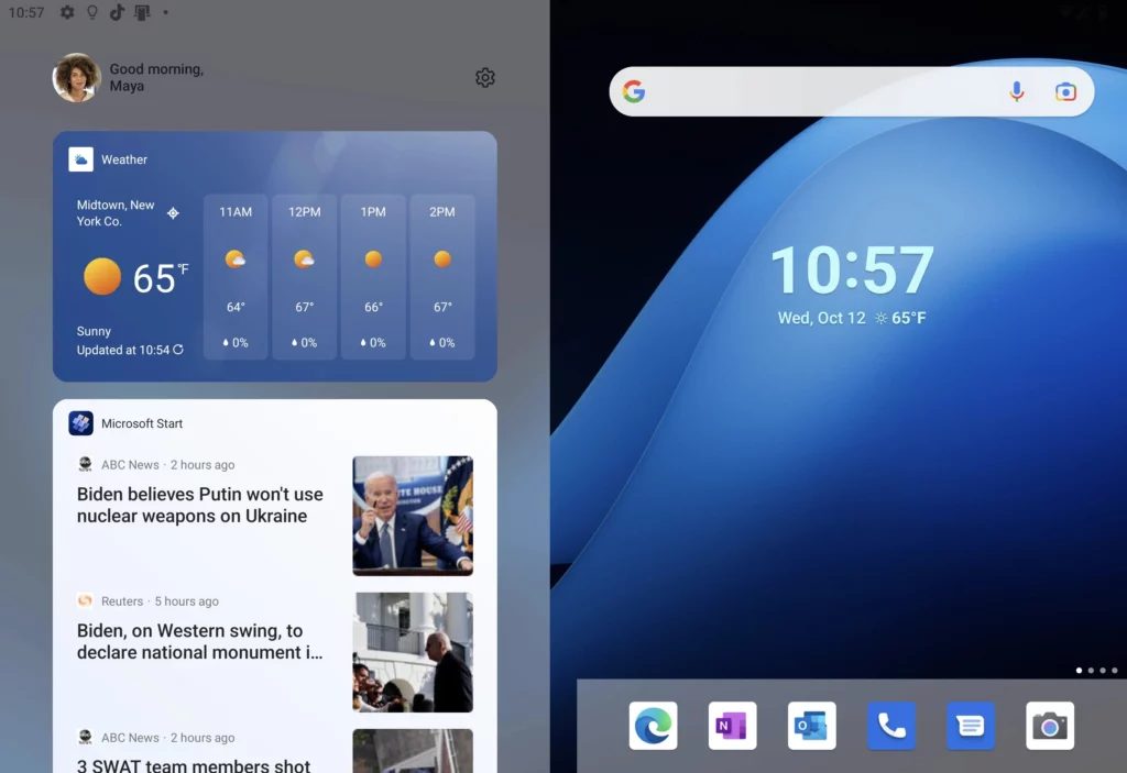 Voici Android 12L inspiré de Windows 11 pour le Surface Duo 54 4rbC3tVLAgND7yFxtW8Byg.png 1024x703 jpg
