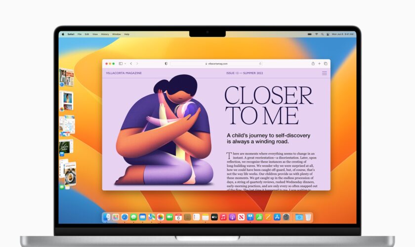 Apple WWDC22 macOS Ventura Stage