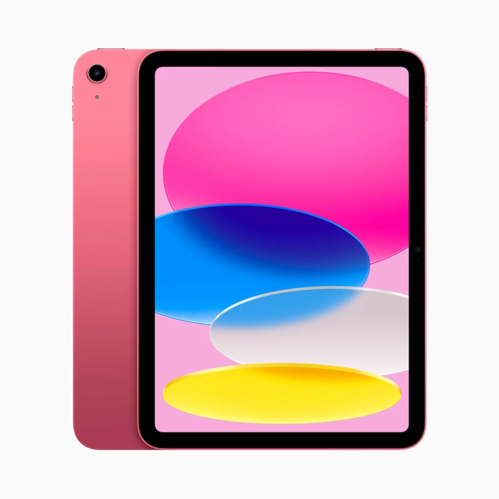 Apple lance un nouvel iPad avec un écran plus grand et l'USB-C 56 Apple iPad 10th gen pink 2up 221 1024x1024 jpeg