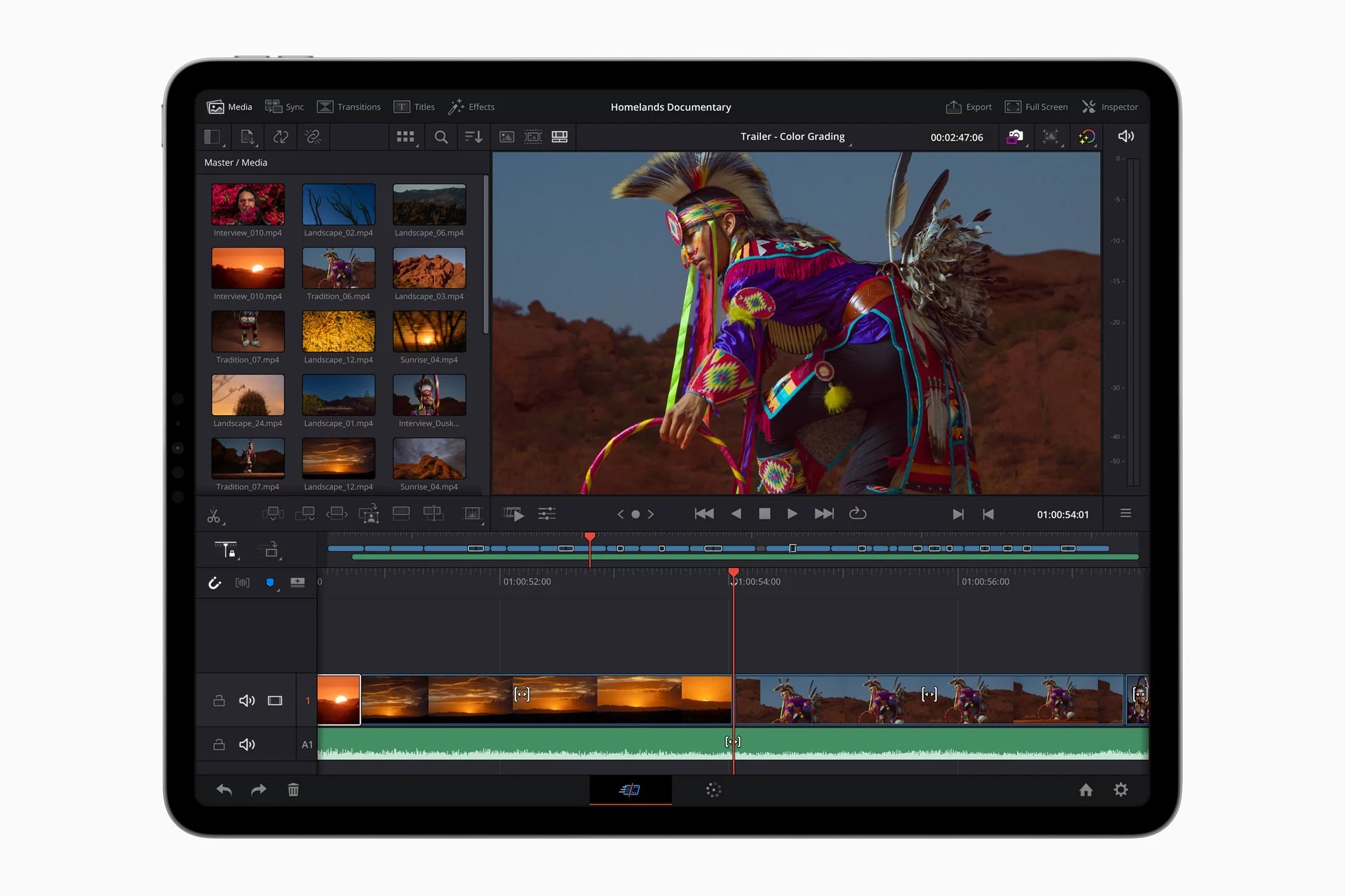 Apple iPad Pro DaVinci Resolve 2