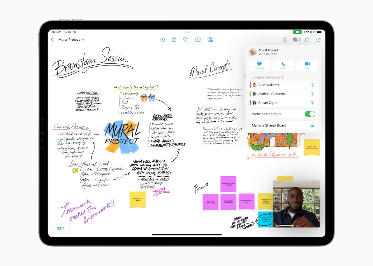 Apple iPadOS 16 Freeform jpeg