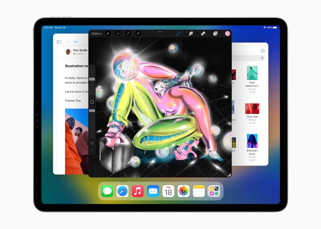 Apple iPadOS 16 Pro feature Stage Manager jpeg