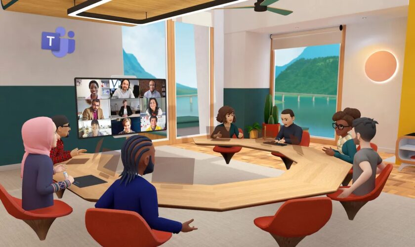 Microsoft s'associe à Meta pour apporter Teams, Office, Windows et Xbox aux casques VR Quest 70 Microsoft Teams on Meta Quest VR