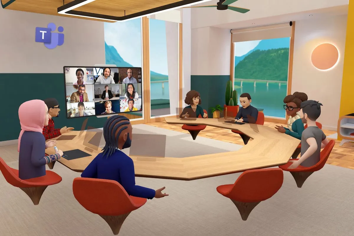 Microsoft Teams on Meta Quest VR jpeg