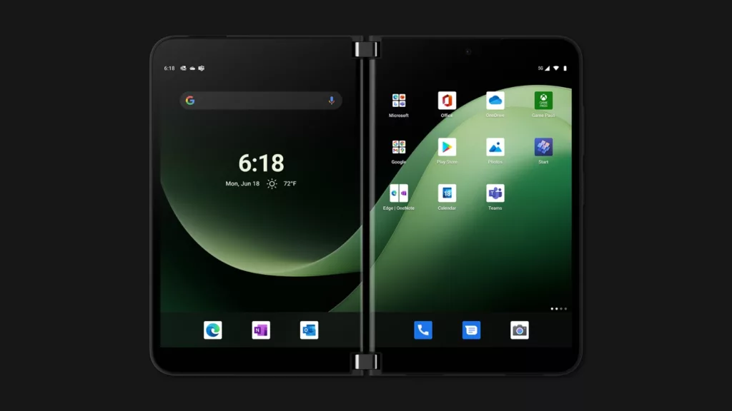 Android 12L de Microsoft, à la sauce Windows, arrive sur les Surface Duo et Duo 2 48 SurfaceDuo GM sage1900 1600x900 1