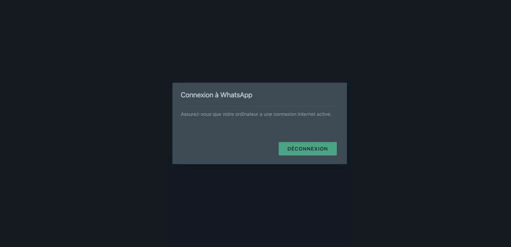 WhatsApp panne majeure