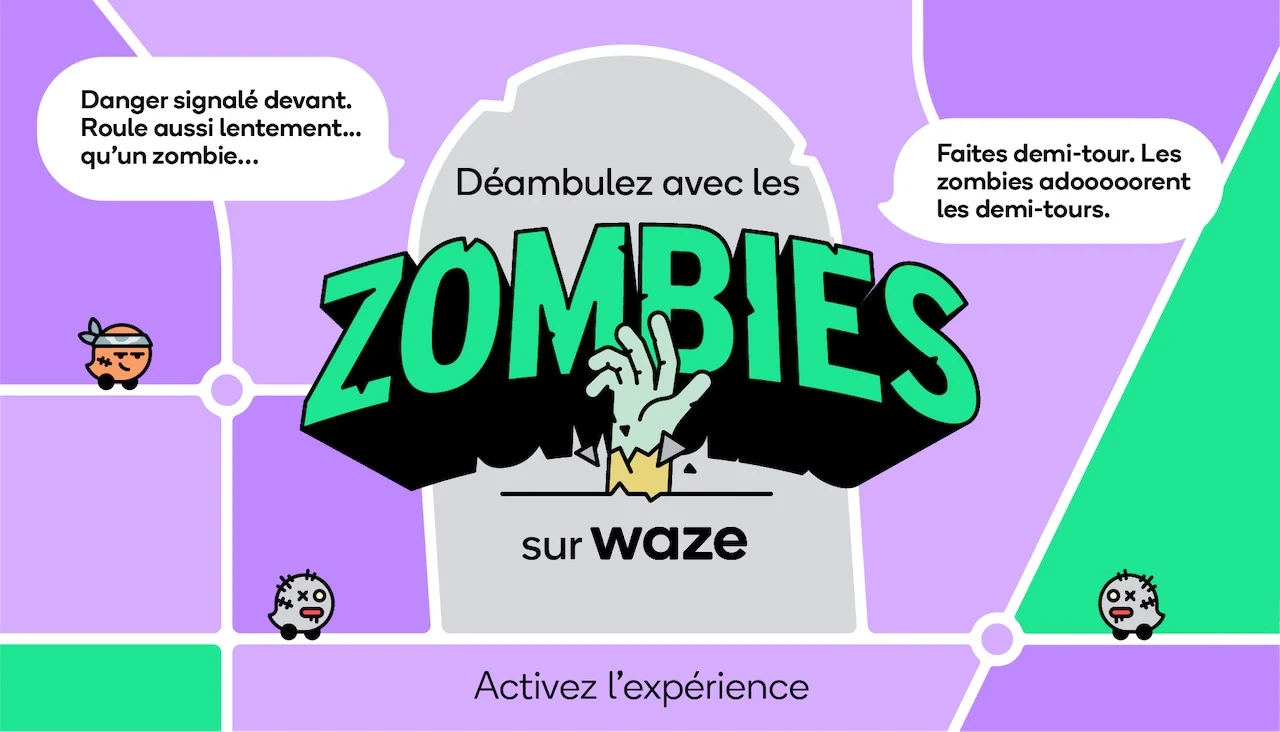 Waze quiere zombificar tu experiencia de navegación en el coche para Halloween