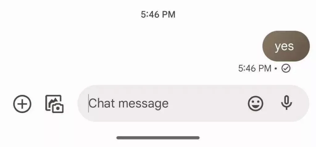 google messages delivered read t