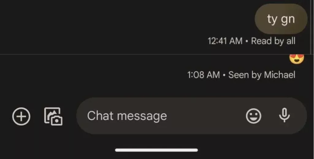 google messages sent delivered n