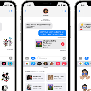 ios15 iphone12 pro imessage apps