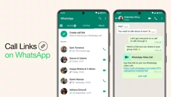 whatsapp call links feature