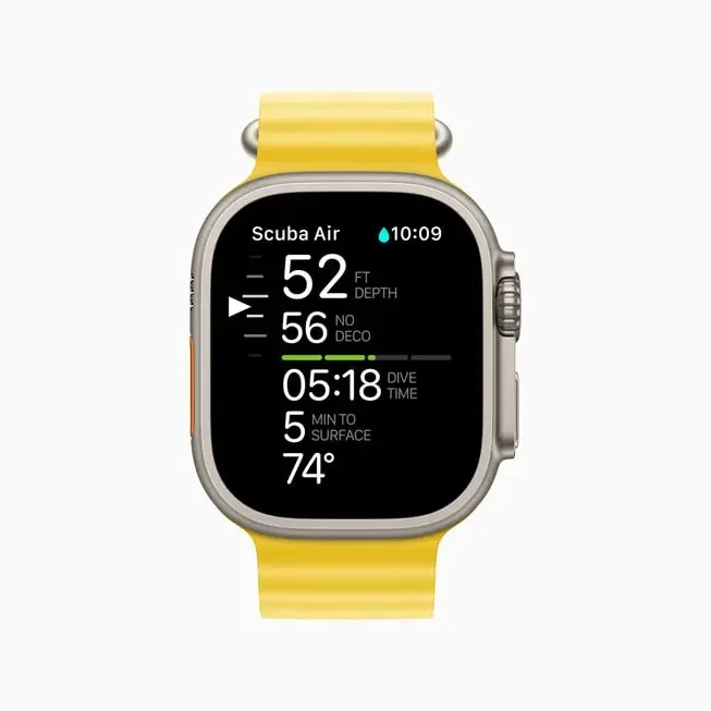 La Apple Watch Ultra est prête pour la plongée sous-marine grâce à la nouvelle application Oceanic+ 58 20f0a9ce jpg