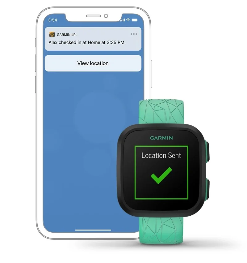 La smartwatch Garmin Bounce pour enfants offre la géolocalisation et le suivi des corvées 56 39332 5 check in reminders 6df6d jpg