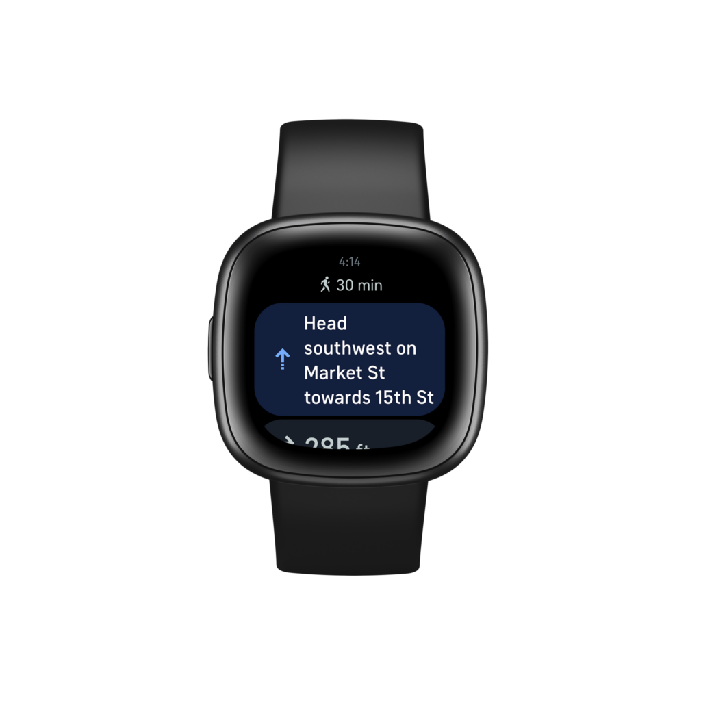 La nouvelle génération de smartwatches Fitbit prend en charge Google Wallet 52 Hera Front Maps Exp List Screen
