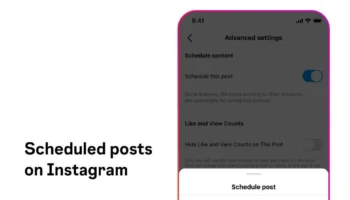Instagram Schedule post