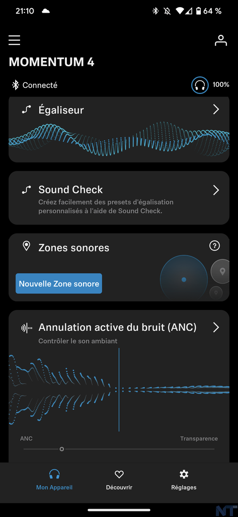 Test des Sennheiser Momentum 4 Wireless : un son impressionnant 25 Sennheiser Momentum 4 S 5