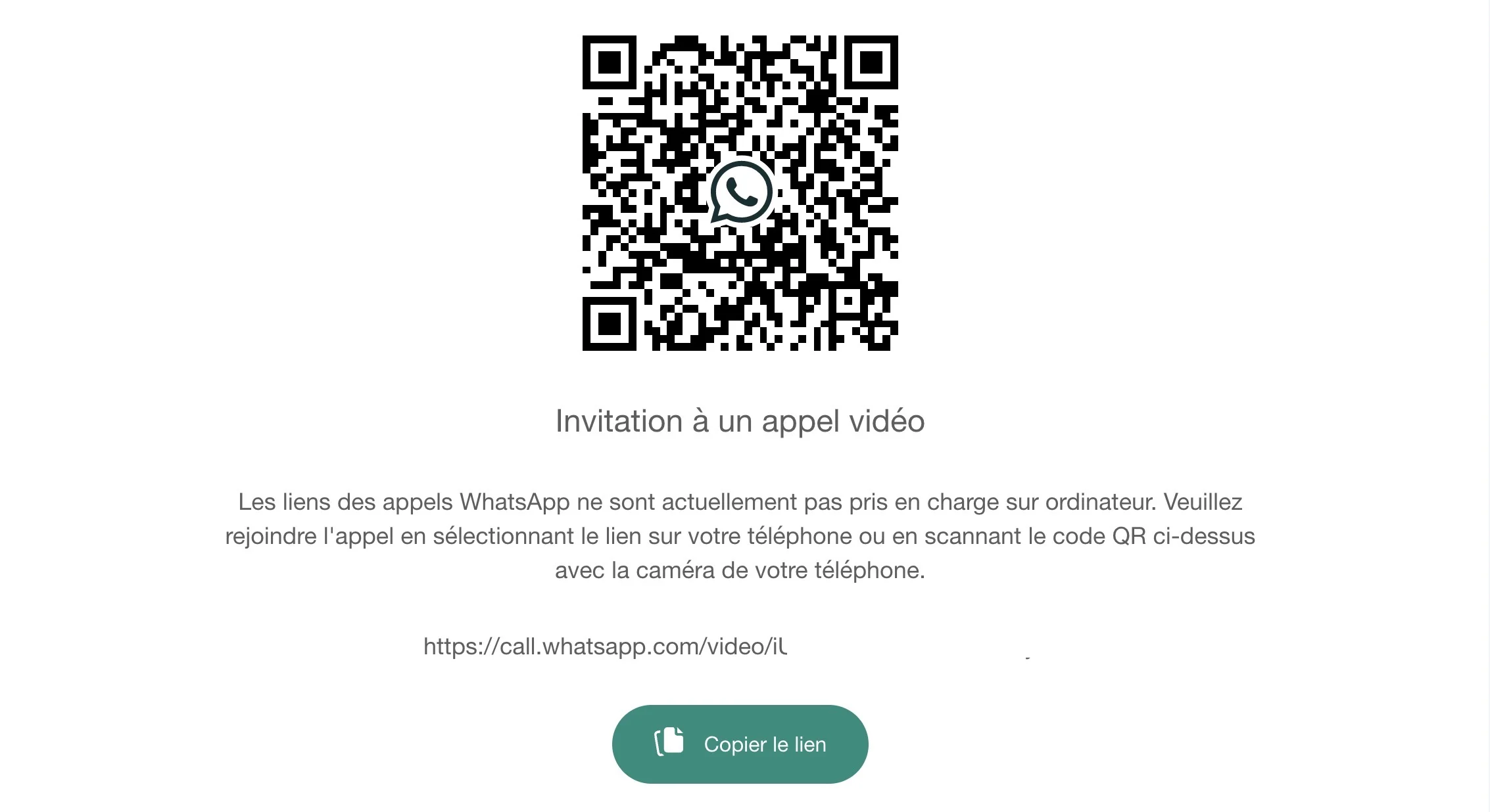 comment creer et partager des liens dappels audio video sur whatsapp jpg