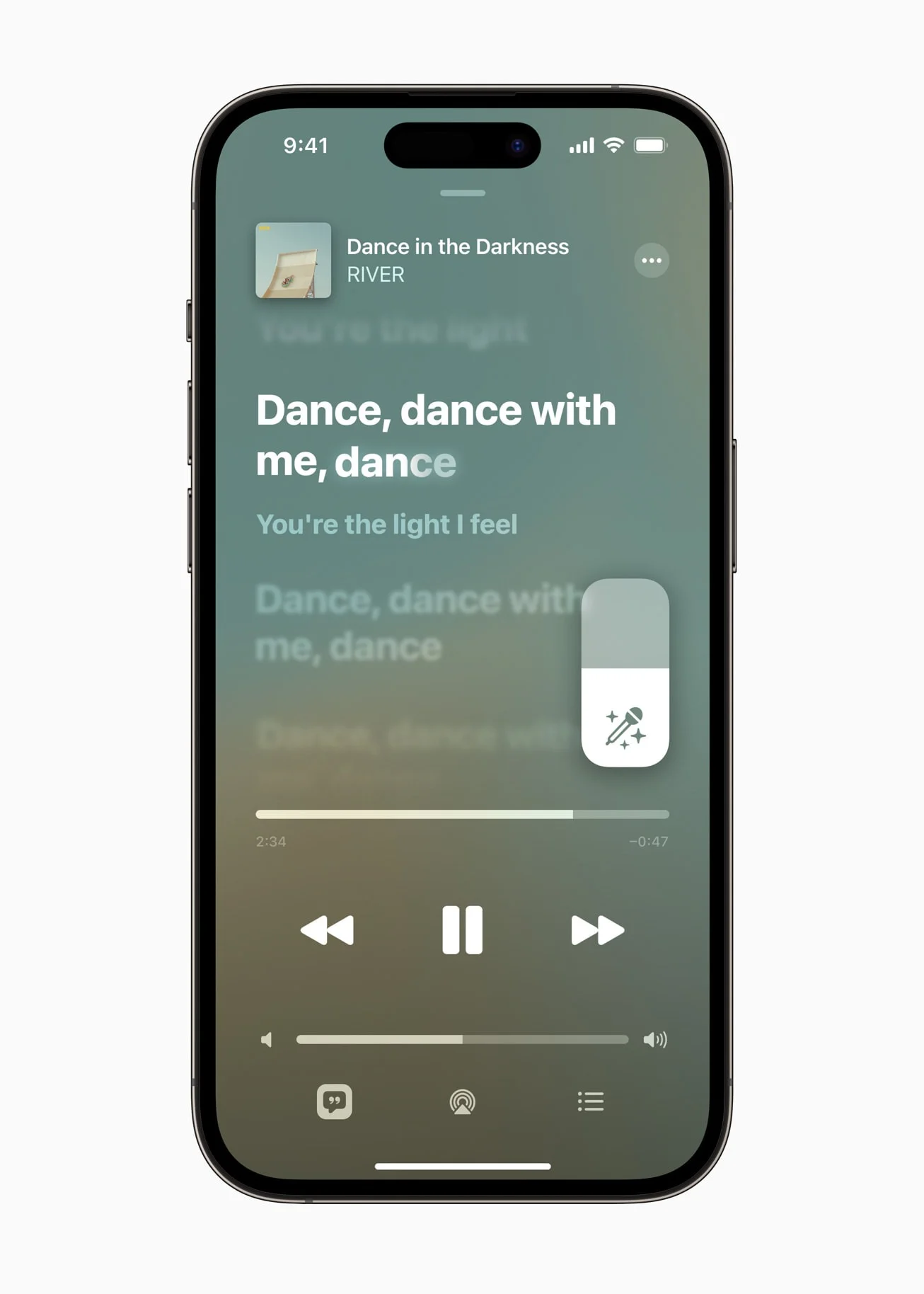 Apple Music Sing lyrics inline.j jpg