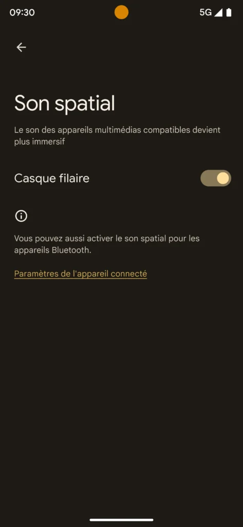Les Pixel 7 bénéficient aujourd'hui d'un VPN gratuit, et d'autres améliorations 53 Son Spacial