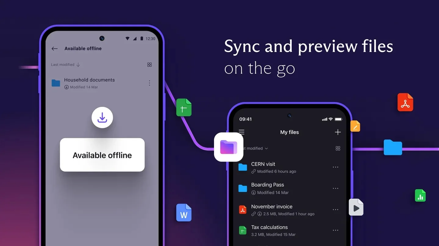 Le stockage chiffré sur le cloud Proton obtient des applications mobiles dédiées 51 Sync and preview files on the go jpg