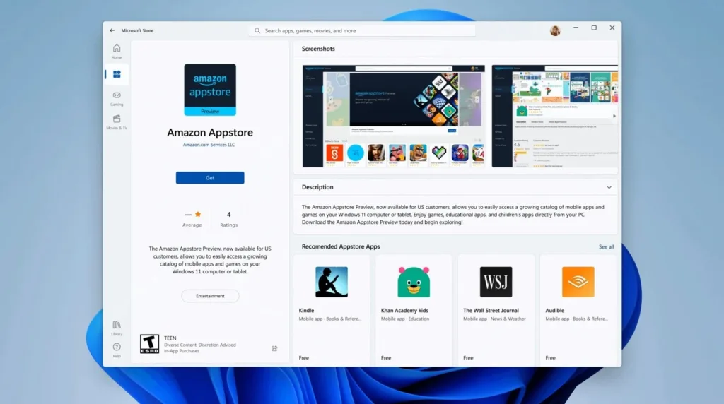 amazon appstore windows 11
