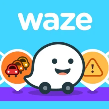 waze affichage voies