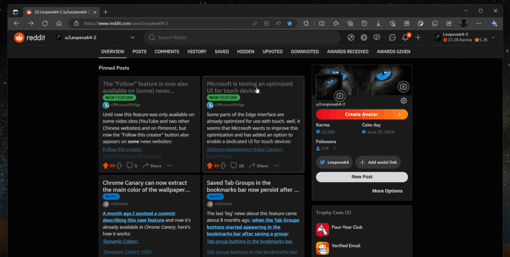 Le nouvel « écran divisé » de Microsoft Edge va changer la façon dont vous utilisez les onglets 35 03cd9d3cf8c29c3ae97f958f4a14ef3a93131cc7a1df2deebf7e935d539cea52