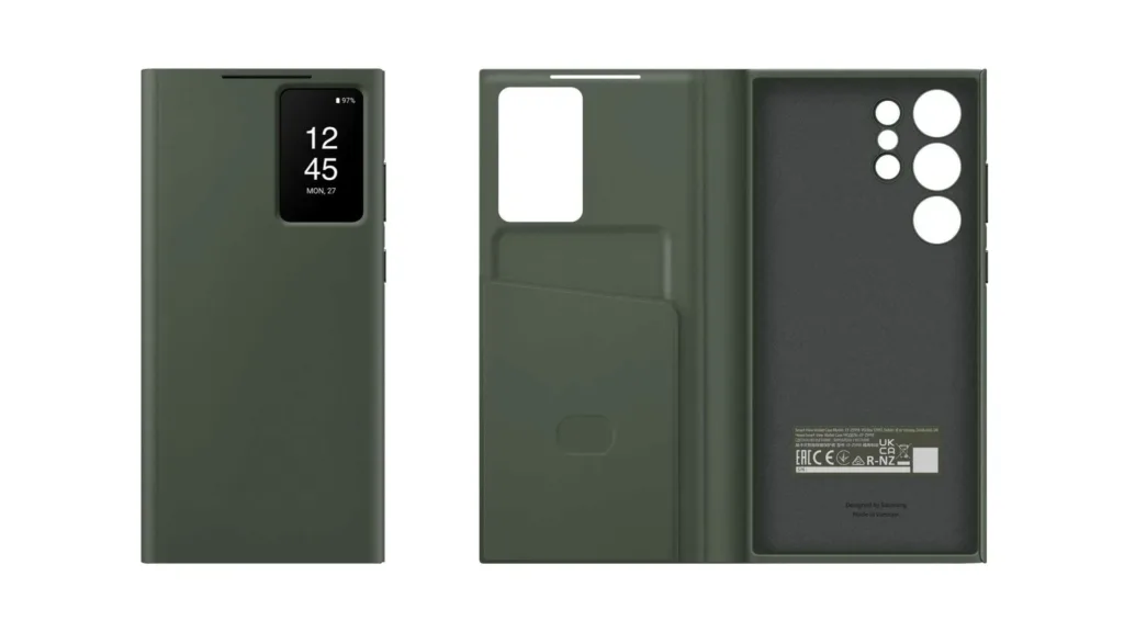 Voici une fuite des étuis officiels du Galaxy S23 Ultra 52 1 2