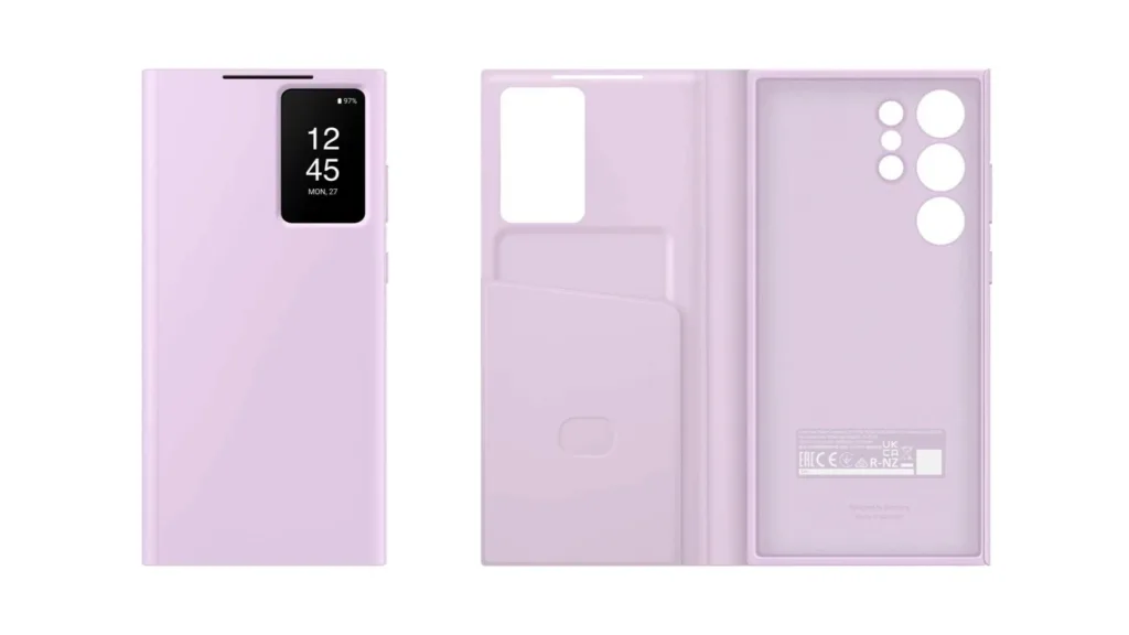 Voici une fuite des étuis officiels du Galaxy S23 Ultra 53 1 3