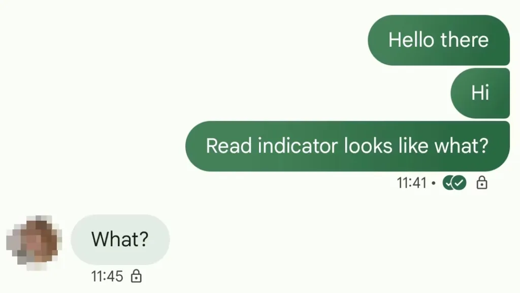 Google Messages app new indicators3