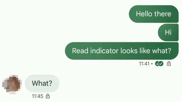 Google Messages app new indicators3 jpeg