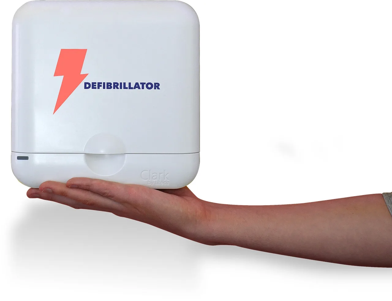 Lifeaz defibrillator With hand jpg