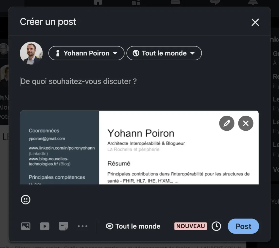 comment ajouter votre cv sur linkedin 7 jpg