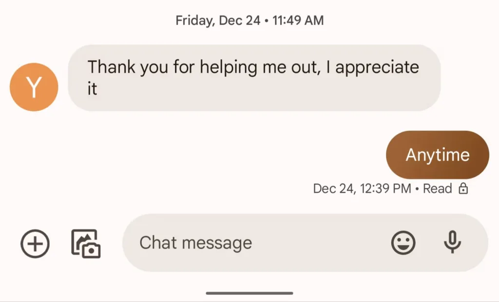 google chat example encryption