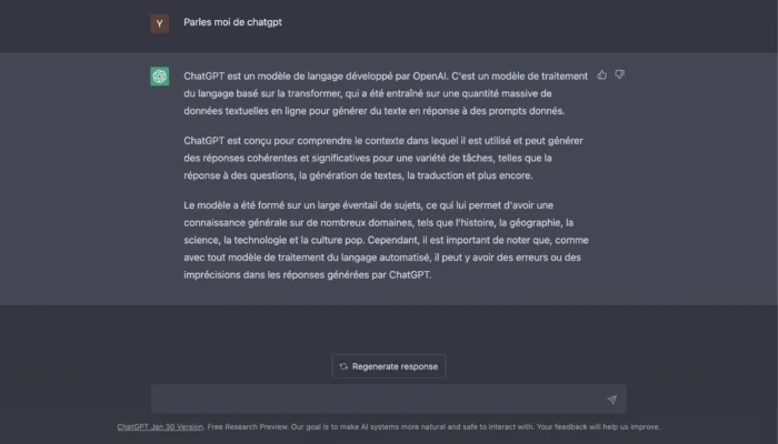 Qu’est-ce que ChatGPT, le modèle de langage développé par OpenAI ?