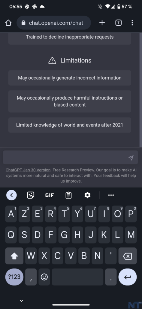 Comment utiliser ChatGPT sur Android et iOS ? 55 ChatGPT Mobile 5
