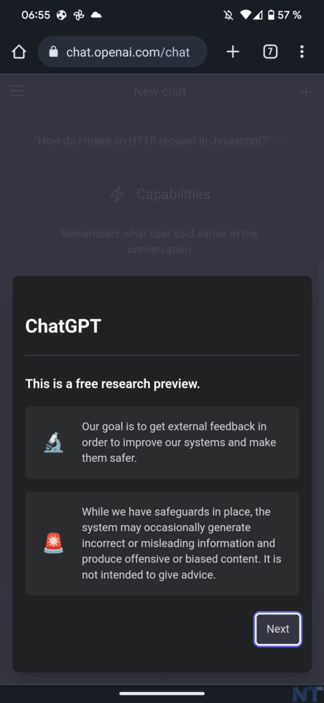 Comment utiliser ChatGPT sur Android et iOS ? 52 ChatGPT Mobile 8