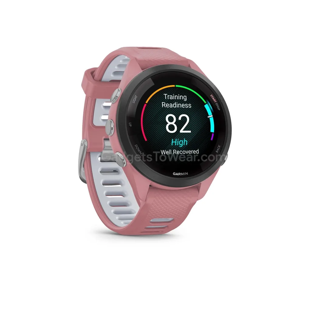 Voici des rendus de presse de la prochaine série Garmin Forerunner 265 72 Garmin Forerunner 265S marketing 1