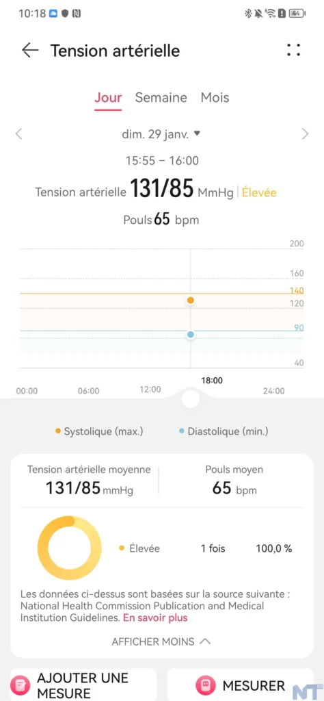 Test de la Huawei Watch D : une montre connectée pour le contrôle de la pression artérielle 35 Huawei Watch D 2