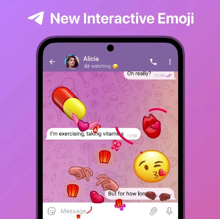Telegram New Interactive Emoji jpg