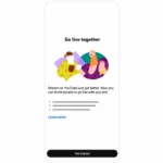 YouTube Go live together