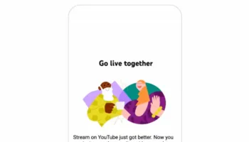 YouTube Go live together