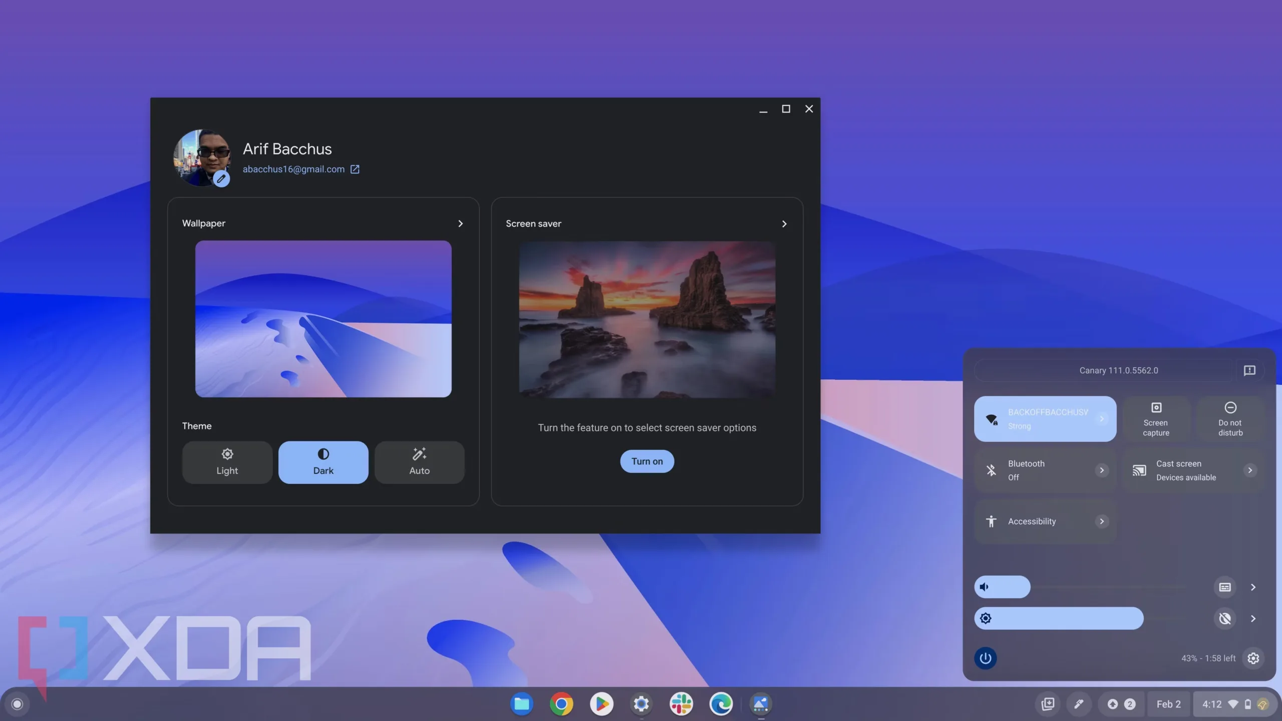 chromeos with material you scaled