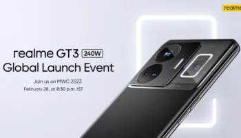 realme GT3 Global launch invite